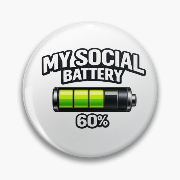 Item preview, My social battery level designed and sold by bstukus.