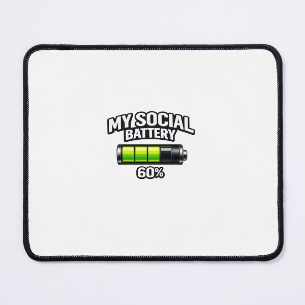 Item preview, My social battery level designed and sold by bstukus.