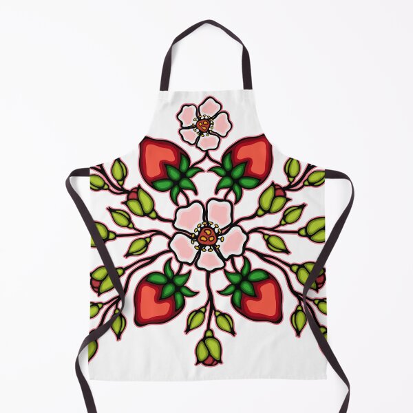 Item preview, Strawberry Blossom ode’imin waabigwan designed and sold by WAWEZHI.