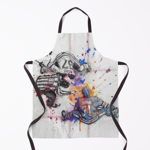Item preview, Faceoff Action Art – Watercolor Splatter Hockey Tribute designed and sold by Thogan0416.