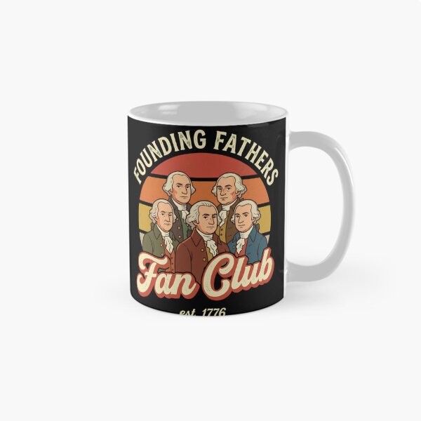 Item preview, Founding Fathers Fan Club American History Patriotism 1776 United States designed and sold by SofenArt.