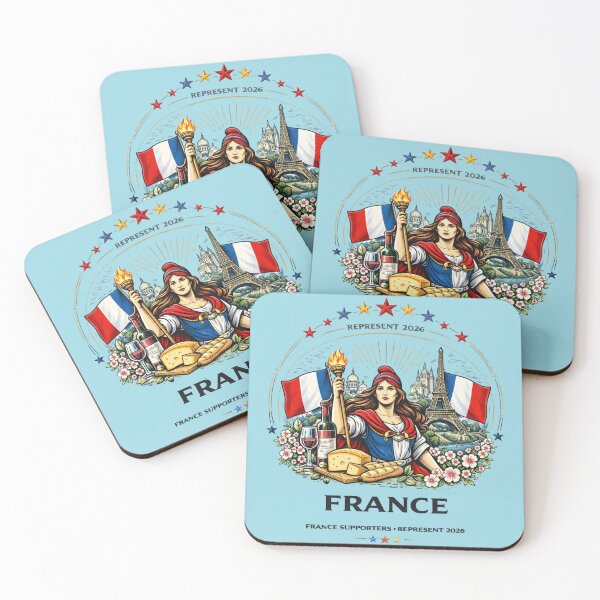 Item preview, Represent France 2026 – French Pride Art | Paris Culture & Football Supporters Design designed and sold by Inner Flame Studio.