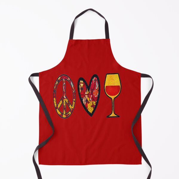 Item preview, Red Peace Love & Wine  designed and sold by artbyomega.
