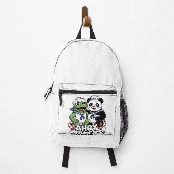 Item preview, Ahoy Mateys! Cute Sailor Frog & Panda Best Friends designed and sold by MWSailingClub.