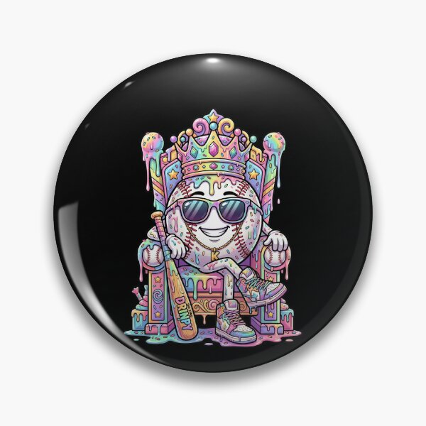 Item preview, Drippy Baseball King Player Fan designed and sold by SofenArt.