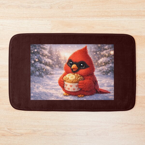 Item preview, Hungry cardinal in the snow designed and sold by Magic--nell.