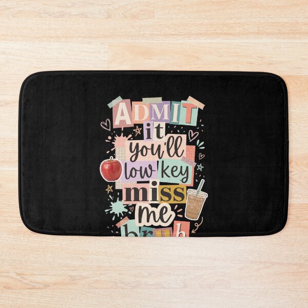 Item preview, Admit It You'll Low-Key Miss Me Bruh Funny Confident Friend Quote Leaving Gift designed and sold by SofenArt.