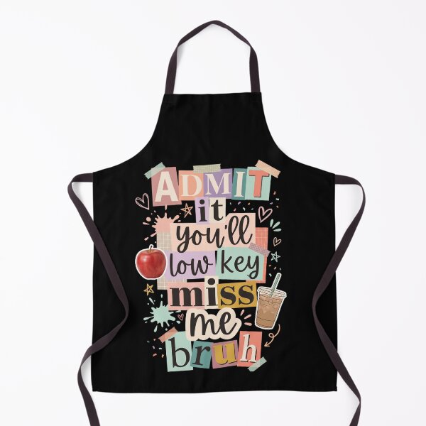 Item preview, Admit It You'll Low-Key Miss Me Bruh Funny Confident Friend Quote Leaving Gift designed and sold by SofenArt.