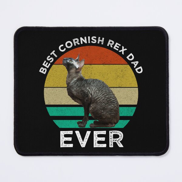 Item preview, Best Cornish Rex Dad Ever designed and sold by Cat Lady Designs.