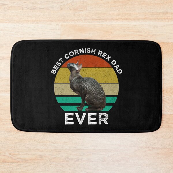 Item preview, Best Cornish Rex Dad Ever designed and sold by Cat Lady Designs.