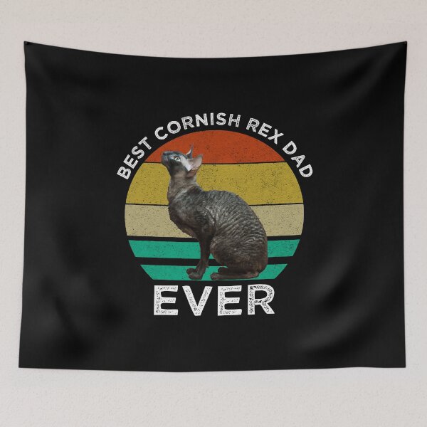 Item preview, Best Cornish Rex Dad Ever designed and sold by Cat Lady Designs.