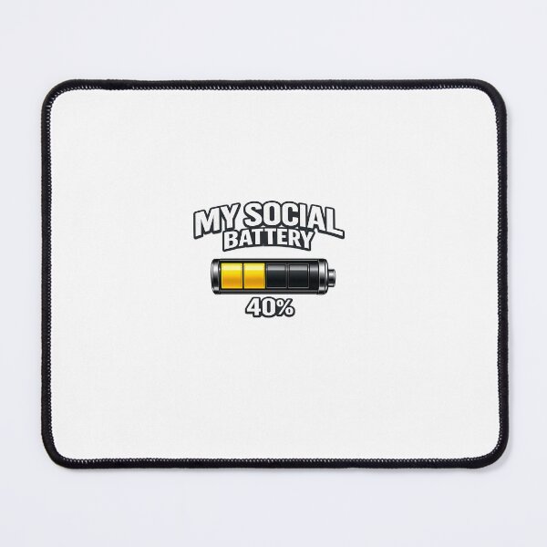Item preview, My social battery level designed and sold by bstukus.