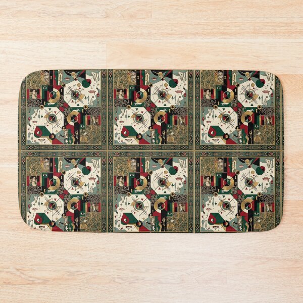 Item preview, Gold, blue, red. Abstraction. designed and sold by Natalia-Vlad.