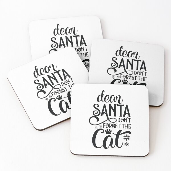 Item preview, Dear Santa Forget Me Not The Cat - Funny Festive Kitten Holiday Gift designed and sold by FuzionRaptor.