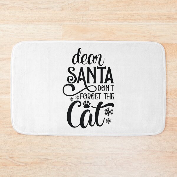 Item preview, Dear Santa Forget Me Not The Cat - Funny Festive Kitten Holiday Gift designed and sold by FuzionRaptor.