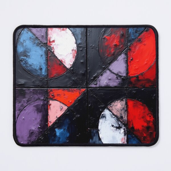Item preview, broken circles nova colorful geometric abstract designed and sold by SmashingDeals.