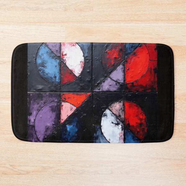 Item preview, broken circles nova colorful geometric abstract  designed and sold by SmashingDeals.