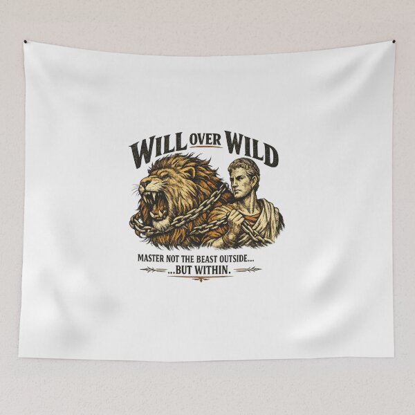 Item preview, Will Over Wild Stoic Lion Discipline designed and sold by Dresut.
