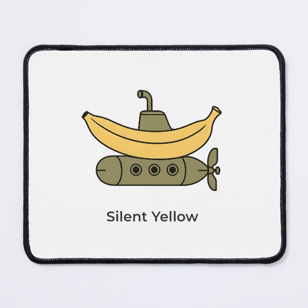 Item preview, Banana Submarine Military Parody – Silent Yellow designed and sold by WorkXPlay.
