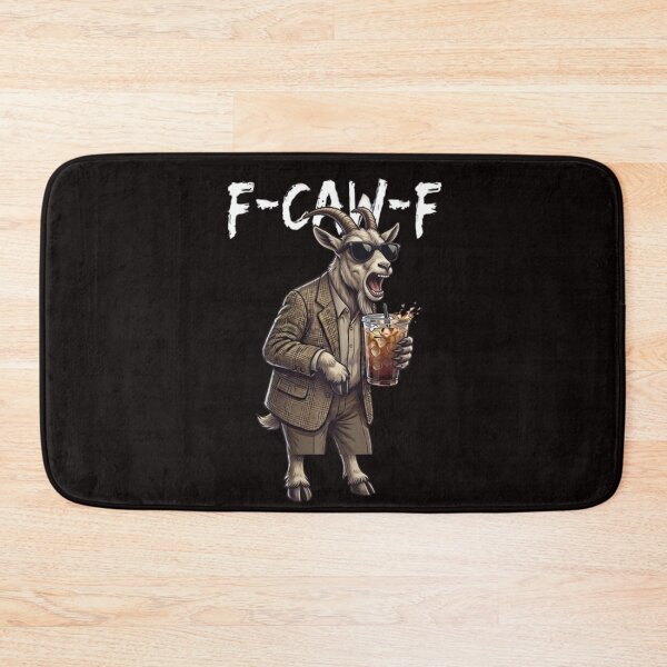 Item preview, Vintage Goat F-Caw-F Coffee Drinker Sarcastic Humor designed and sold by randomslife.