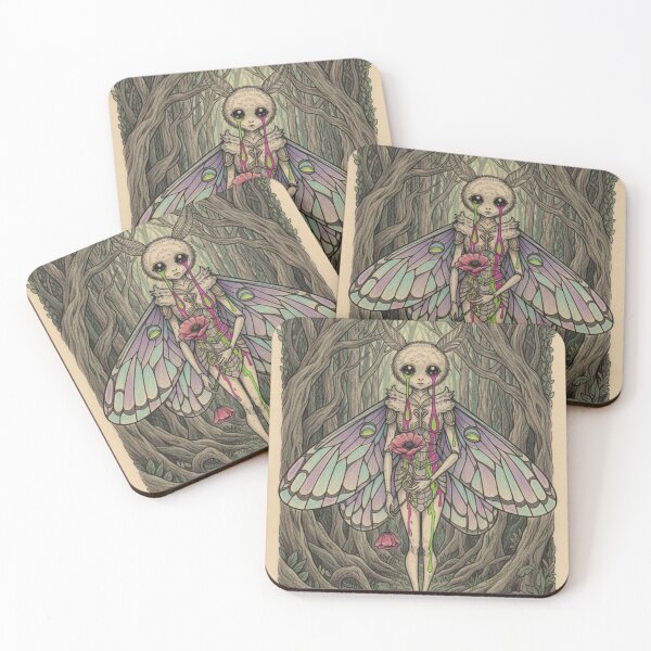 Item preview, Crying Fairy Moth – Dark Fantasy designed and sold by HeyHas.