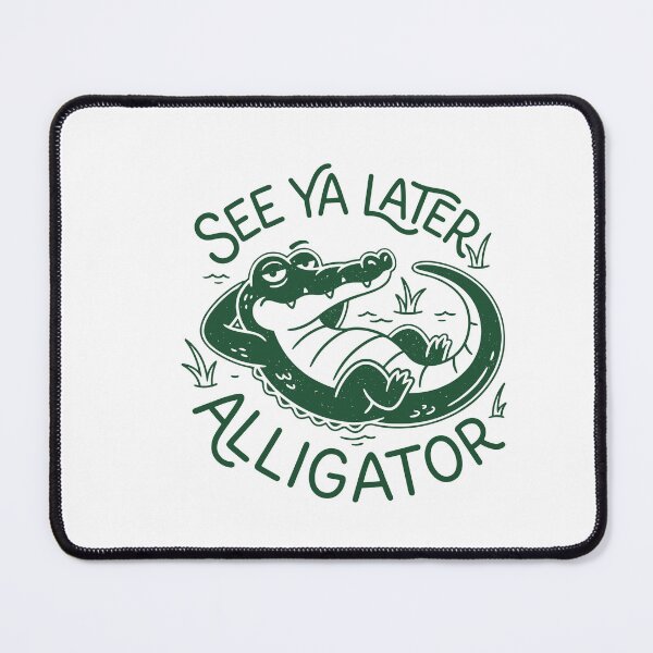Item preview, See Ya Later Gator Goodbye Hilarious Alligator Saying Farewell designed and sold by gunaone-design.