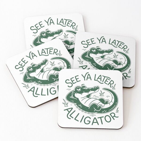 Item preview, See Ya Later Gator Goodbye Hilarious Alligator Saying Farewell designed and sold by gunaone-design.