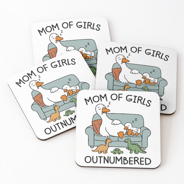 Item preview, Mom Of Girls Outnumbered Mama Funny Mothers Day Gift designed and sold by gunaone-design.