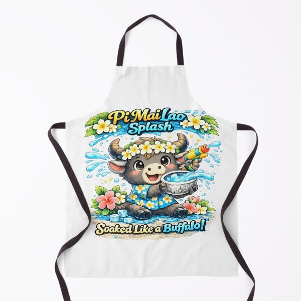 Item preview, Pi Mai Lao Splash Soaked Like a Buffalo Funny Shirt designed and sold by AC Artwear.
