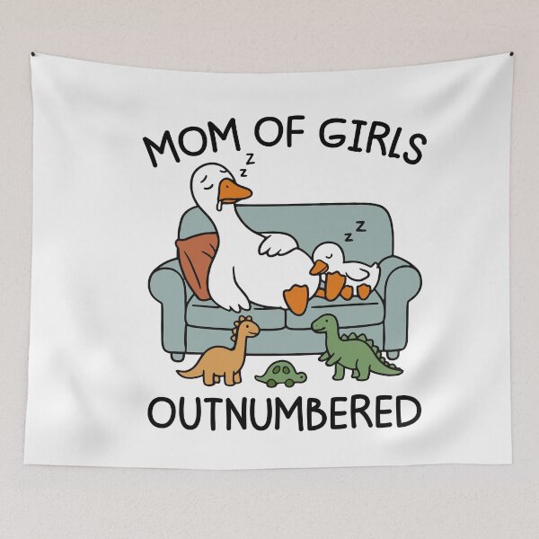 Item preview, Mom Of Girls Outnumbered Mama Funny Mothers Day Gift designed and sold by gunaone-design.