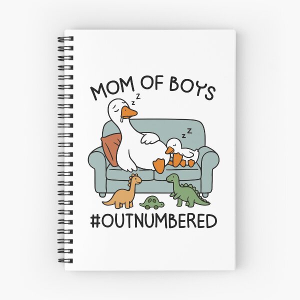 Item preview, Mom Of Boys Outnumbered Mama Funny Mothers Day Gift designed and sold by gunaone-design.