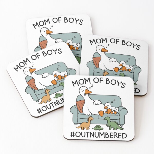 Item preview, Mom Of Boys Outnumbered Mama Funny Mothers Day Gift designed and sold by gunaone-design.