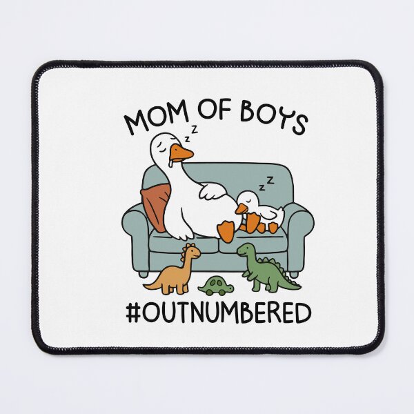 Item preview, Mom Of Boys Outnumbered Mama Funny Mothers Day Gift designed and sold by gunaone-design.