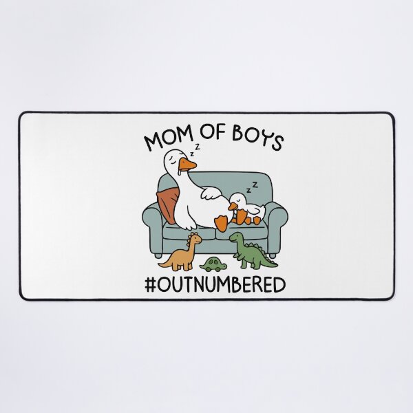 Item preview, Mom Of Boys Outnumbered Mama Funny Mothers Day Gift designed and sold by gunaone-design.
