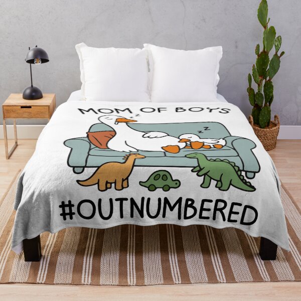 Item preview, Mom Of Boys Outnumbered Mama Funny Mothers Day Gift designed and sold by gunaone-design.