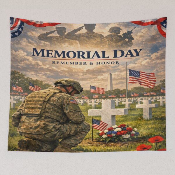 Item preview, Memorial Day Tribute – Remember & Honor designed and sold by 3free3street - Neon & Graffiti Digital Art.