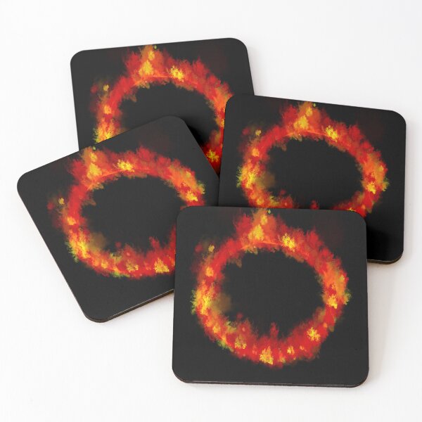 Item preview, Infernal Fire Ring – Burning Portal Flame Art designed and sold by Kimoon Art Store.