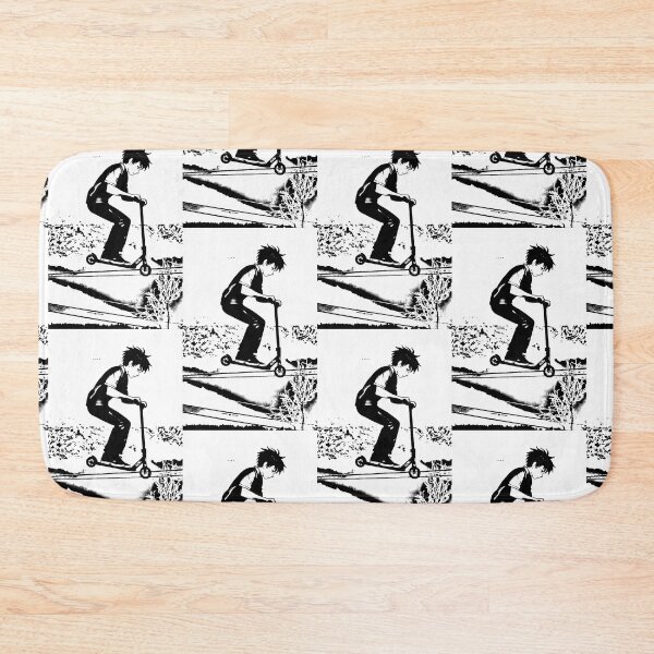 Item preview, Flying Scooter Boy - Scooter Rider designed and sold by NaturePrints.
