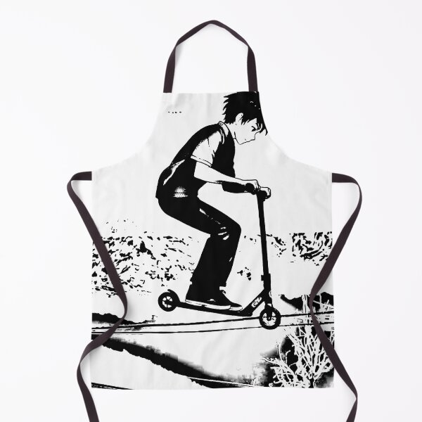 Item preview, Flying Scooter Boy - Scooter Rider designed and sold by NaturePrints.
