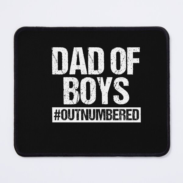 Item preview, Dad Of Boys #Outnumbered Funny Fatherhood Humor designed and sold by gunaone-design.