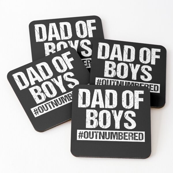 Item preview, Dad Of Boys #Outnumbered Funny Fatherhood Humor designed and sold by gunaone-design.