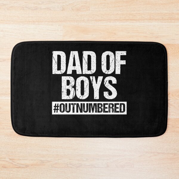 Item preview, Dad Of Boys #Outnumbered Funny Fatherhood Humor designed and sold by gunaone-design.