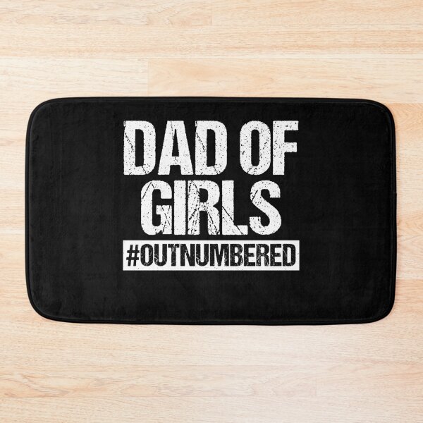 Item preview, Dad Of Girls Outnumbered Funny Fatherhood Humor designed and sold by gunaone-design.