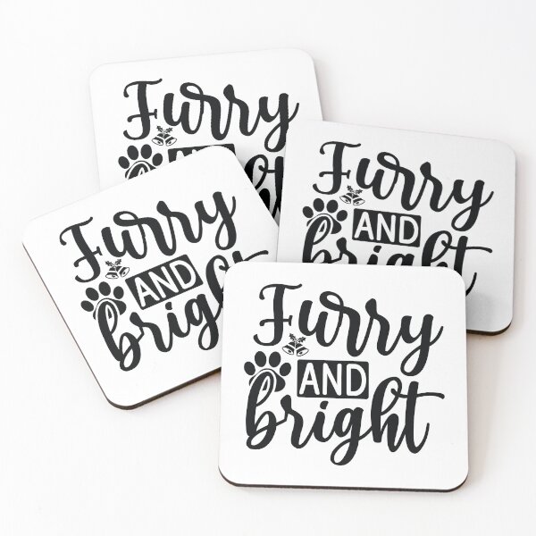Item preview, Furry And Bright Christmas Cat Quote - Cozy Festive Feline Holiday Gift designed and sold by FuzionRaptor.
