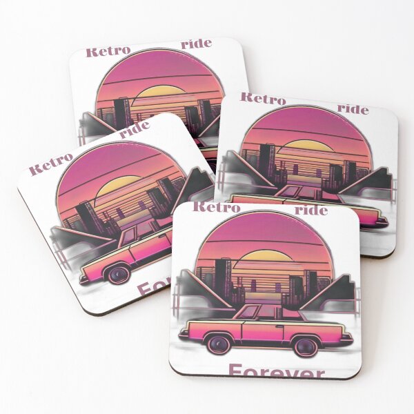 Item preview, Retro Ride Forever – Sunset City Vibes designed and sold by Bad7Wear.