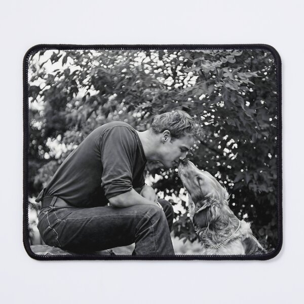Item preview, Marlon Brando with Pet Dog, black and white photograph designed and sold by heydayposters.