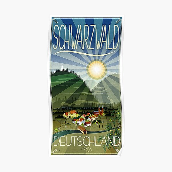 Schwarzwald Deutschland..Schwarzwald Poster
