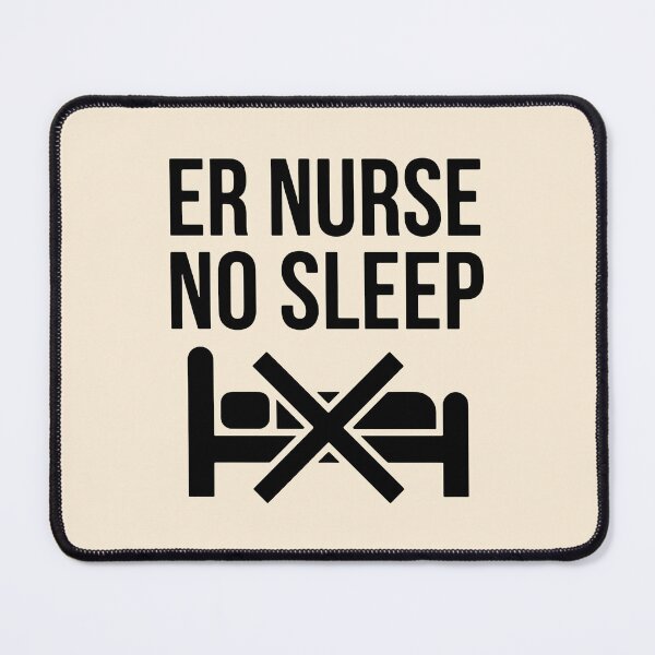 Item preview, ER Nurse No Sleep Funny Night Shift Burnout Gift Design designed and sold by Dantin.