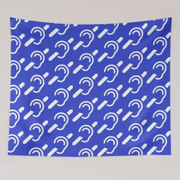 Item preview, Blue Hearing Loop Sign Vector designed and sold by THP Creative.