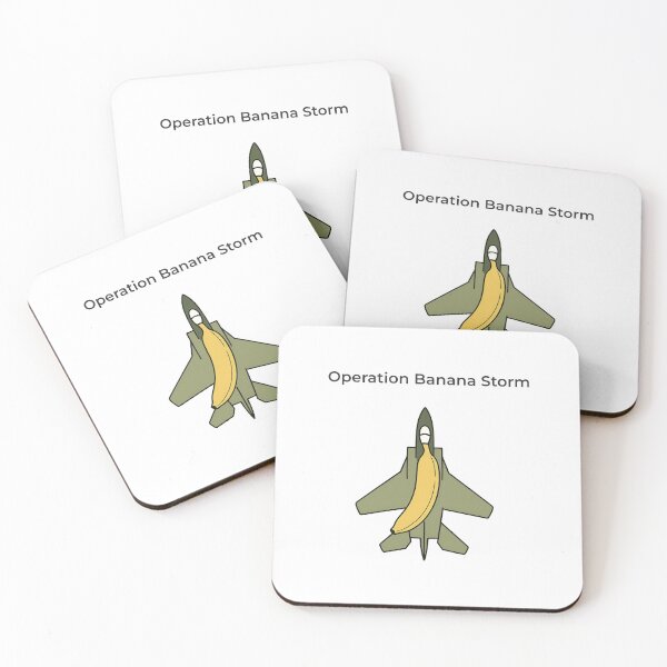 Item preview, Parodia militar del avión de combate Banana: Operación Tormenta Banana designed and sold by WorkXPlay.